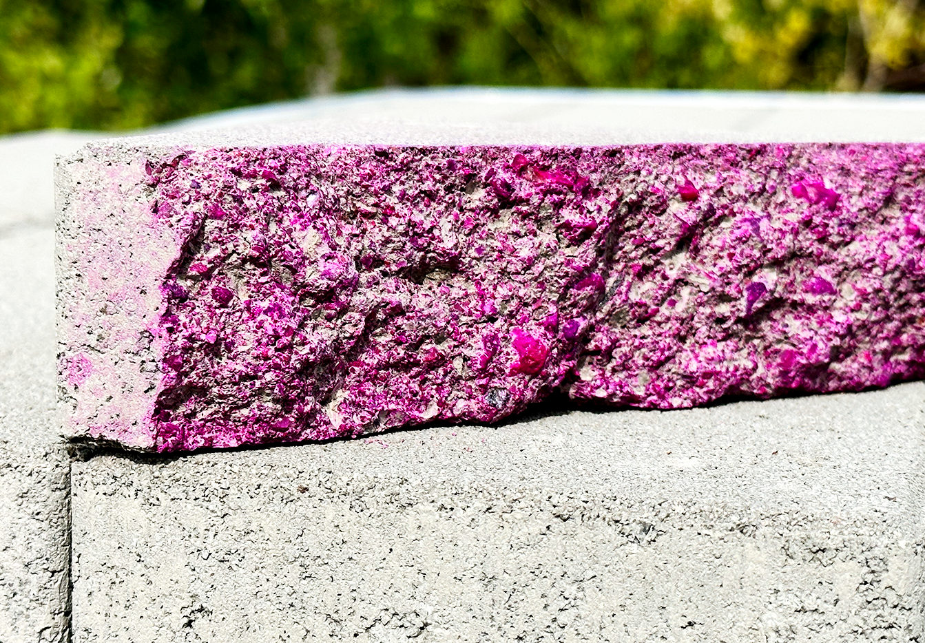 Carbon dioxide permanently stored in concrete