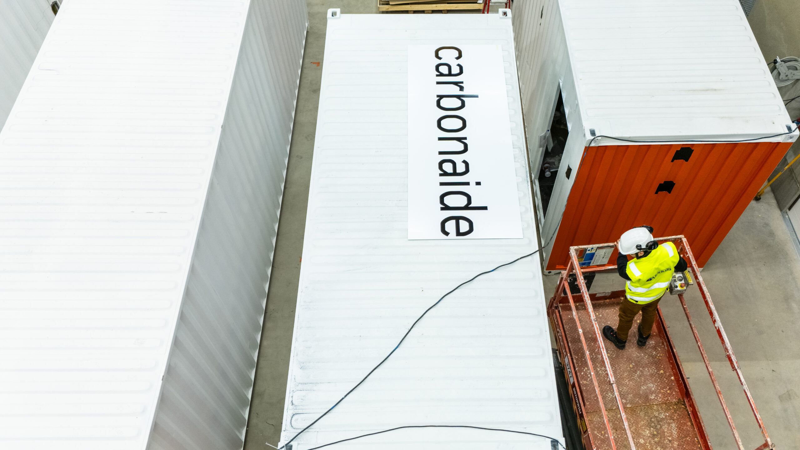 Carbonaide Carbon Dioxide Curing System in production.