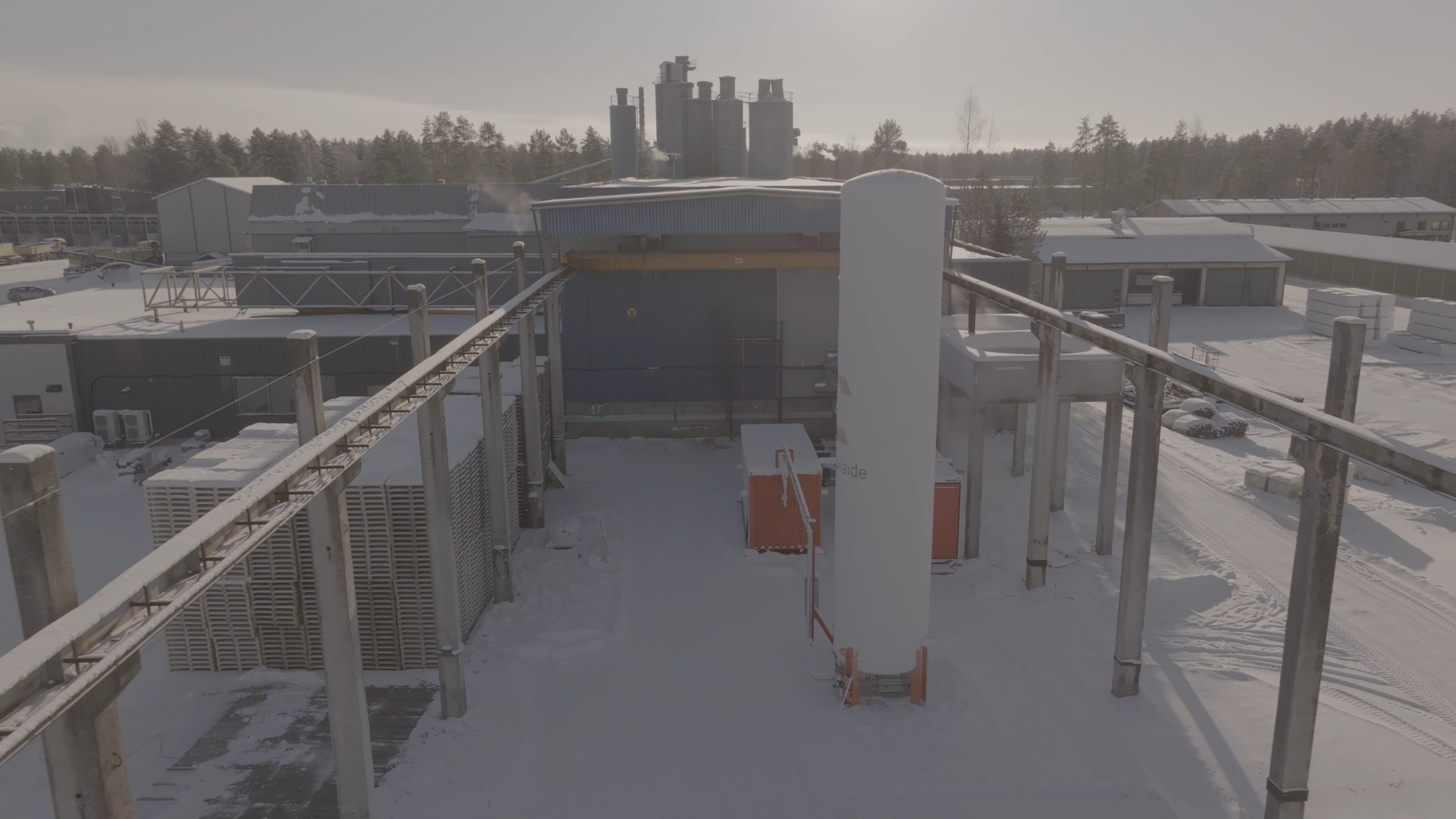 Carbonaide system at Lakka factory