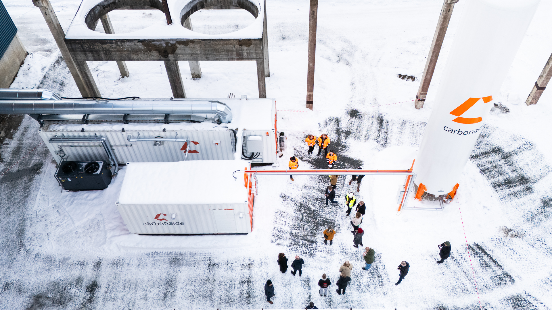Carbonaide CO2 curing system in Joensuu, Finland